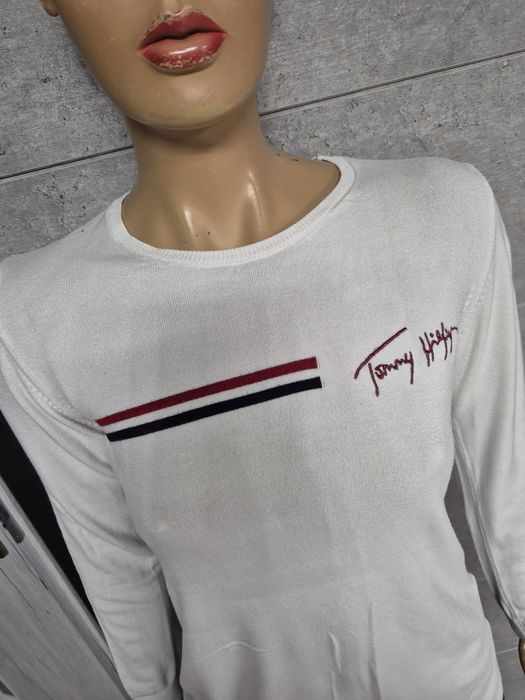 Sweterek damski Tommy Hilfiger biały XXL