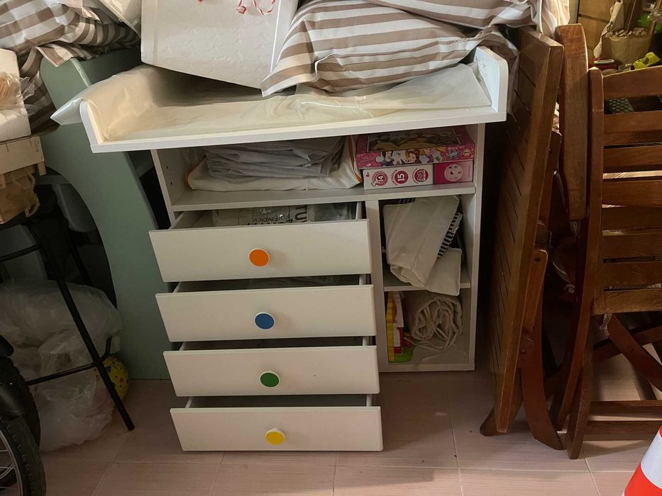 Berço + Muda fraldas IKEA Stuva 120 x 60