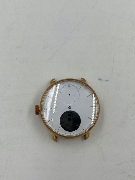 uszkodzony smartwatch withings scanwatch hybrid złoty opis