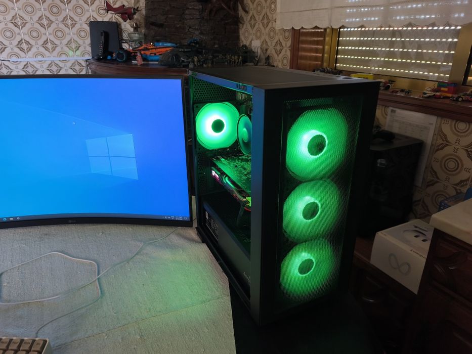Torre gamer i3 7100 com RX 470