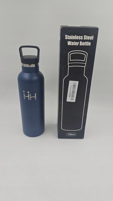 outlet honeyholly butelka na wodę ze stali nierdzewnej 750ml granatowa