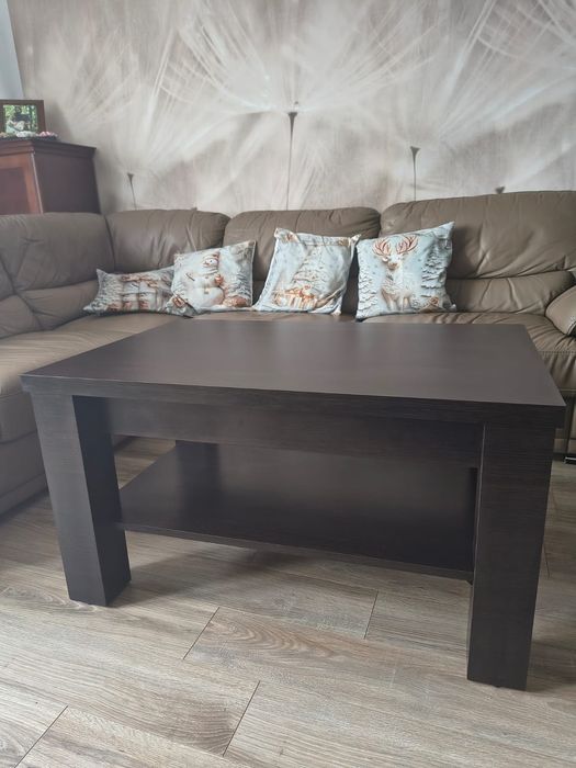 Stolik kawowy ciemny brąz