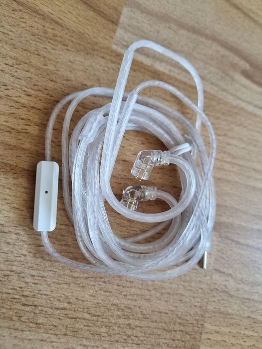 Кабель для наушников 2pin-C, USB Type-C  с микрофоном