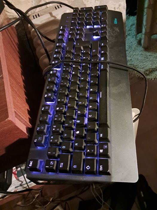 Teclado computador, com luz led