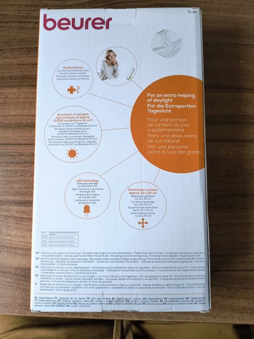 Sprzedam lampę medyczną Beurer TL 30