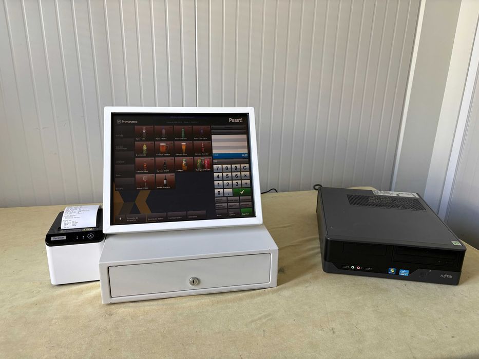POS TouchScreen / Caixa registadora + programa novo + Garantia