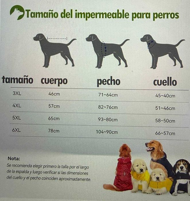 Impermeável para cães com capuz e gola, para cães de raça grande de porte médio