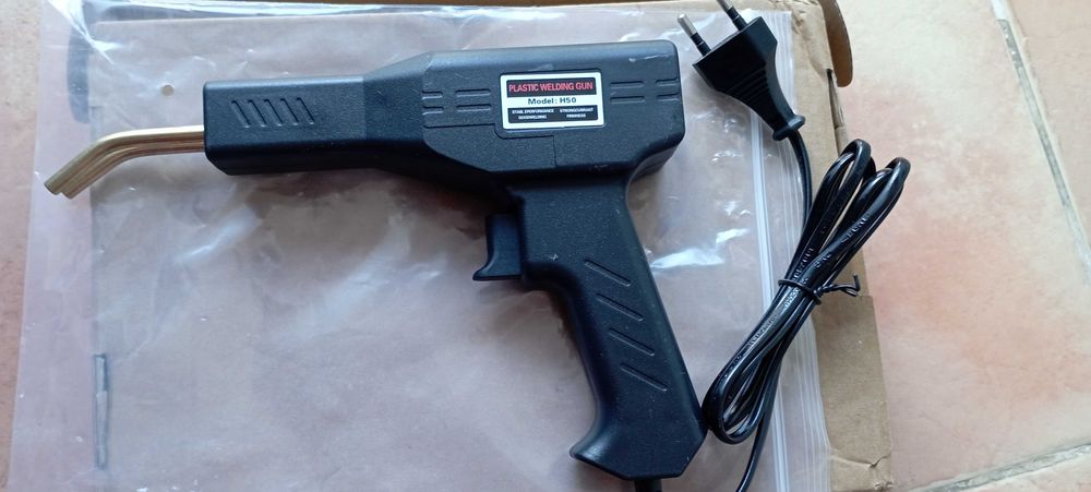 Pistola soldar plasticos agrafes
