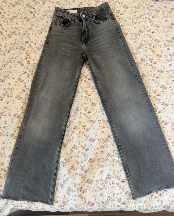 Джинси zara wide leg 34 р