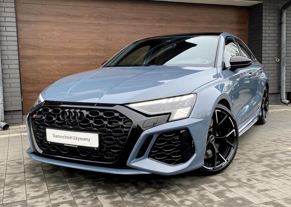 Audi RS3 Limousine SalonPL Iwł 100%Bezwypadkowy PPF Gwarancja 5/150 Po przeglądzie VAT23%