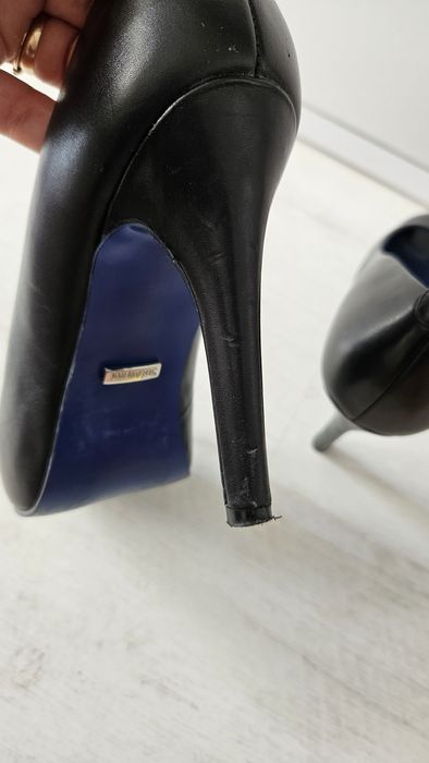 Szpilki peep toe 5th Avenue r.37