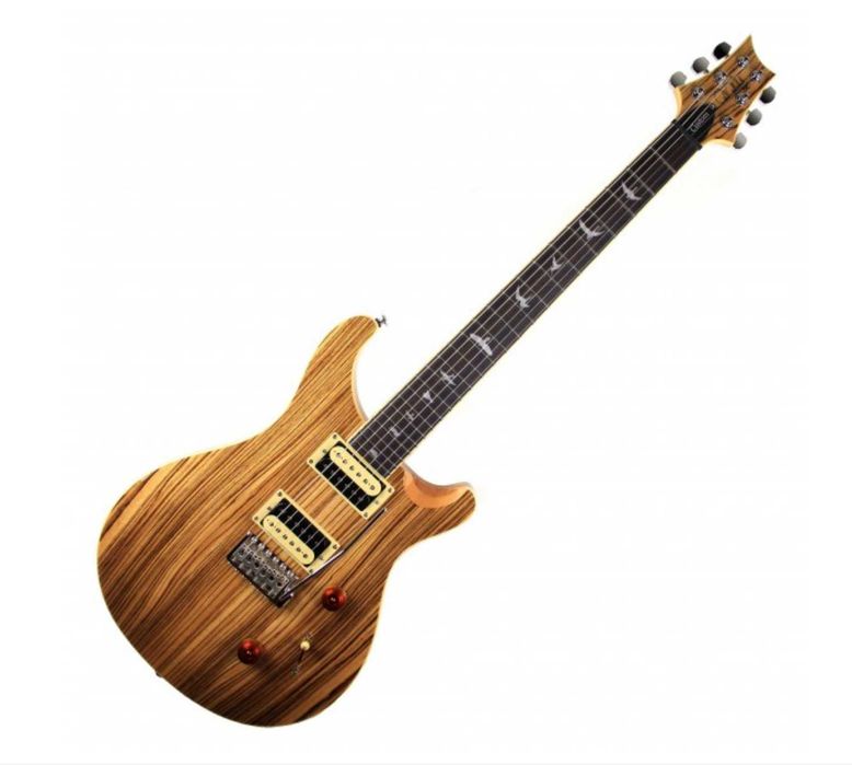 Raridade PRS SE Custom 24 Zebrawood (2017) - Edição Limitada (NOVA)