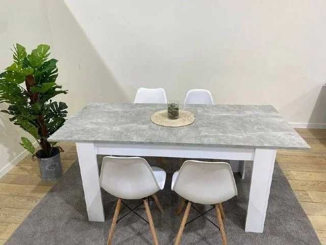 Mesa de jantar extensível + 4 cadeiras - entrega gratuita