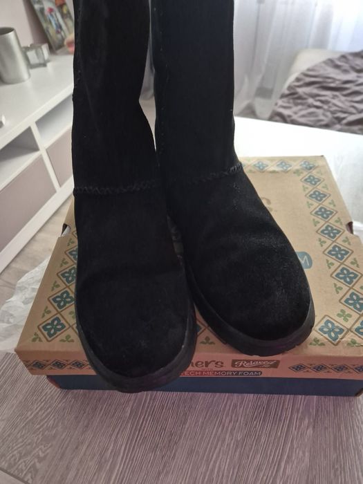 Сапоги зимние, женские Skechers