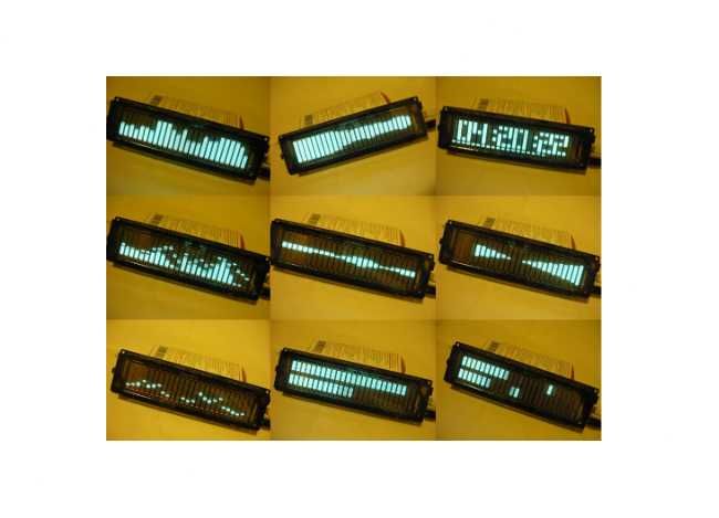 Wskaźnik Analizator audio Technics korektor Wskaźnik VFD 2515 VK 2517