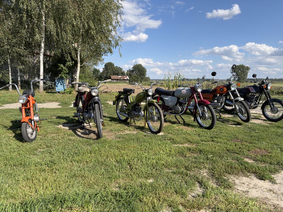 Kolekcja motocykli WSK Jawa Romet Komar motorynka