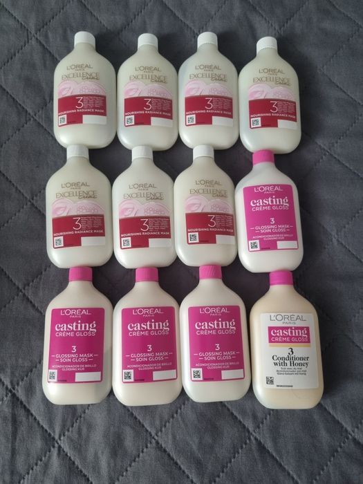 Odżywki Loreal z farb 12szt. Nowe