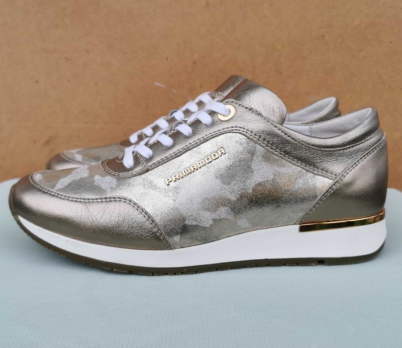 Кожаные кроссовки PRIMAMODA 38 р. Оригинал