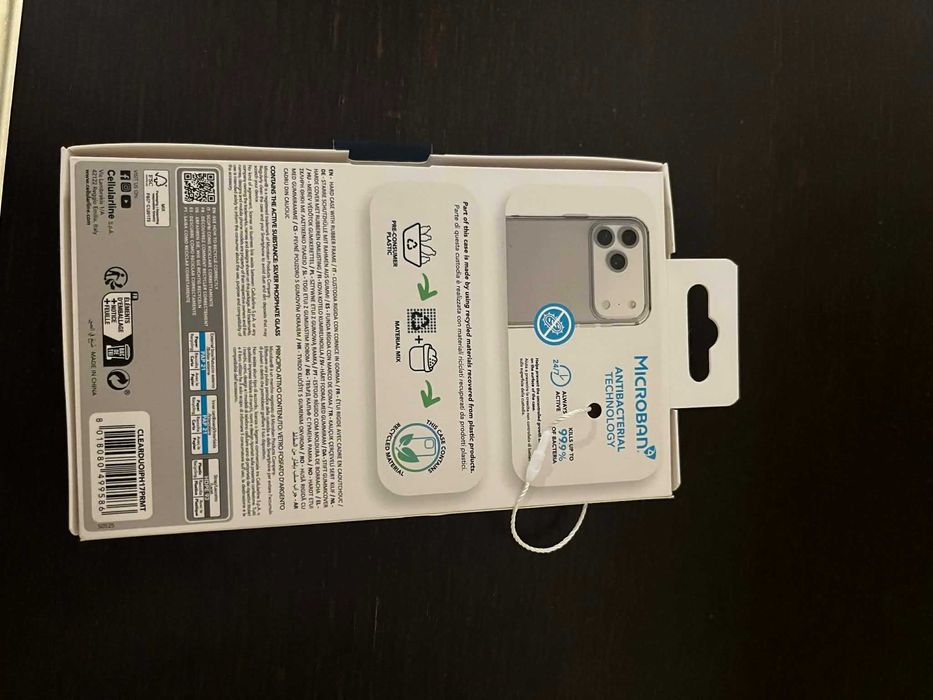 Capa transparente Cellularline iPhone 17 Pro Max – Nova