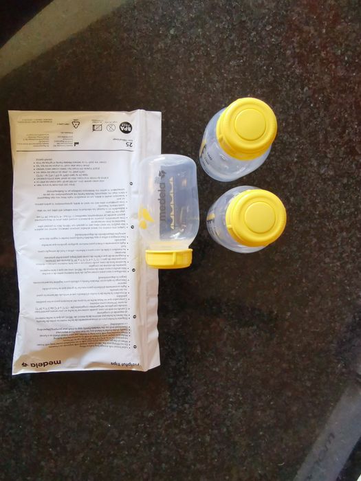 Sacos + Frascos de Conservação de Leite Materno