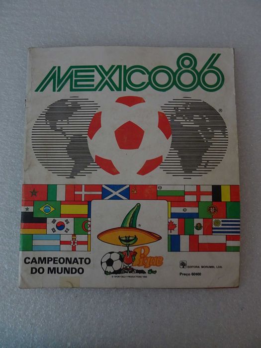 Caderneta de cromos México 86 Morumbi Panini (faltam 54 cromos)