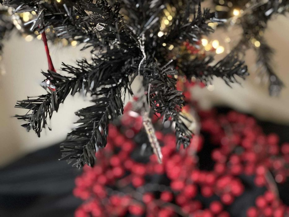 decoração de natal gótica