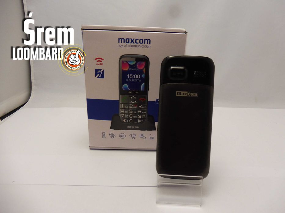 Telefon MaxCom MM724 / Komplet / Stan DB!