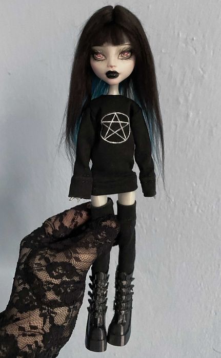 monster high lalka lagoona g1 ooak custom repaint