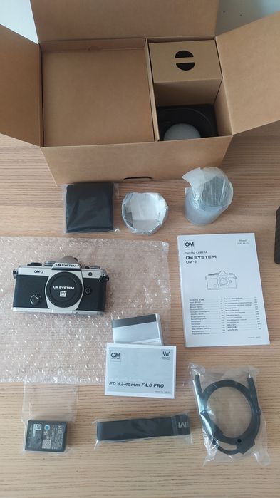 Olympus OM-3 / OM3 + 12-45mm - NOWY, gwarant 2 lata