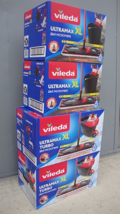 Швабра відро для прибирання Vileda миття підлоги Виледа турбо отжим