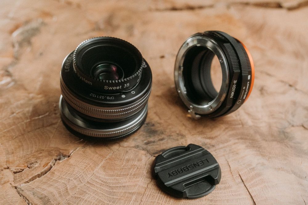 Lensbaby composer pro c/ sweet 35 para Nikon C/adaptador Sony