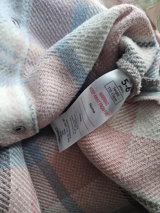 Дитяча тепла сорочка на дівчину 5-6років