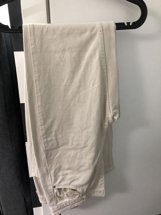 Calça de ganga bege