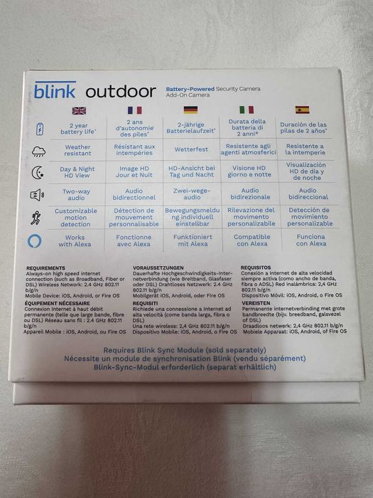 Câmara Blink Outdoor 3 como nova