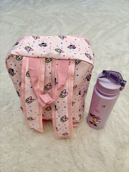 Kit Mochila + Garrafa Minnie Disney