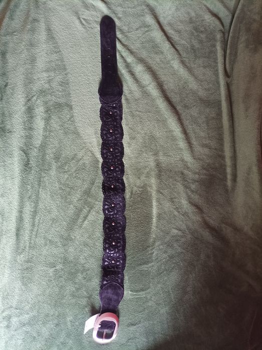 Ozdoby pasek zamszowy