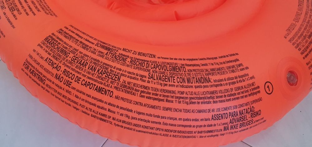 Bóia insuflável para bebé "Baby Float"