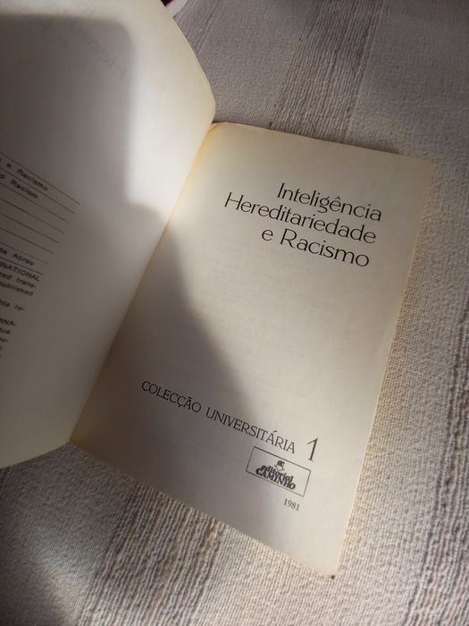 Livro Inteligência Hereditariedade e Racismo