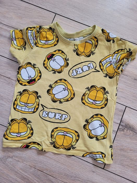 KOSZULKA GARFIELD 104 t-shirt bluzeczka na krótki rękaw bluzka