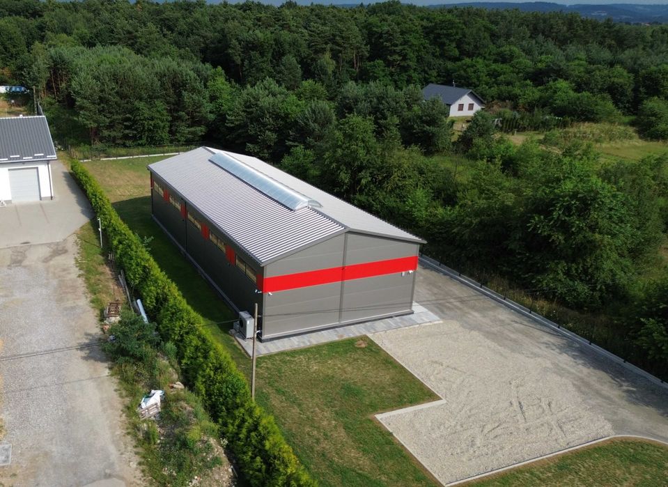 HALA STALOWA 12x30x5 magazynowa/produkcyjna/warsztat HAL-PROJEKT