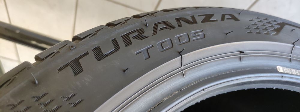 4x 215/45R17 Bridgestone Turanza T005 6,80mm 2020r C/A/72dB