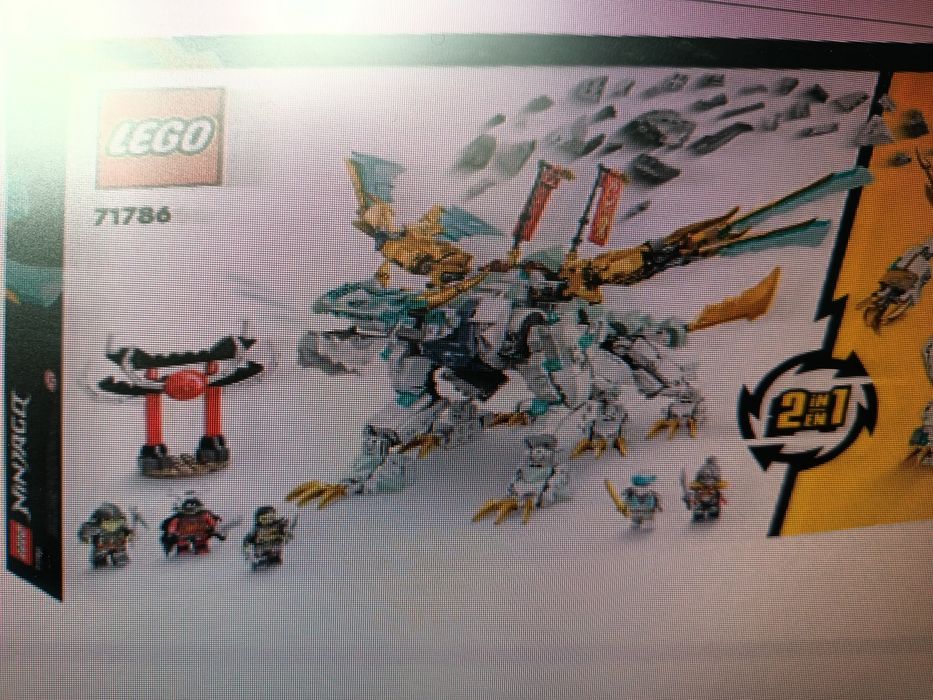 LEGO 71786 Ninjago Lodowy smok Zane'a.