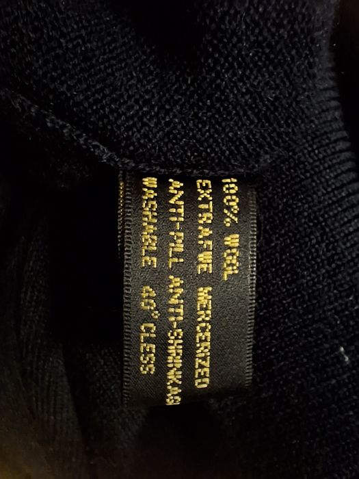 Sweter męski wełniany w romby 100% wełna