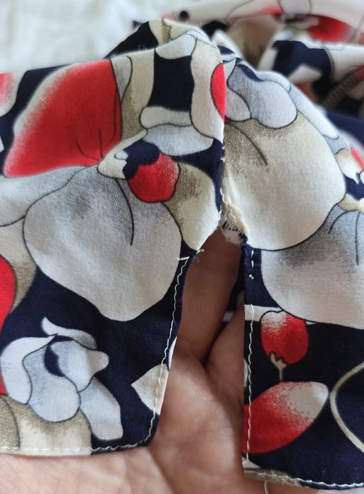 Lekka bluzka 44 / 46 Eltex kropki kwiaty