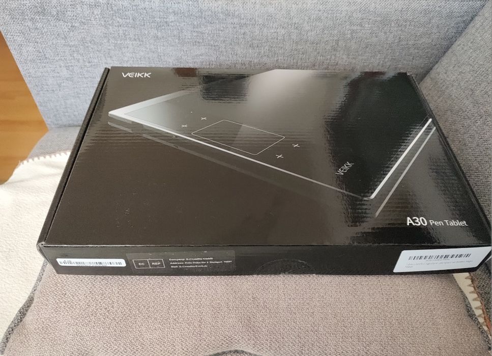 Nowy 10x6 cali dotykowy tablet graficzny: Veikk A30-pełny komplet