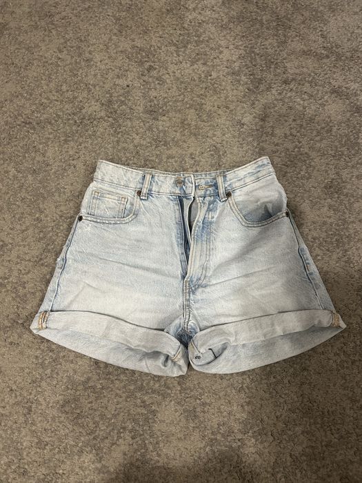 Krótkie spodenki mom fit ZARA r. 34