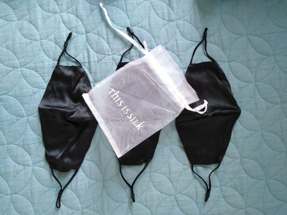 Máscara de rosto seda pura mais alta qualidade (22 momme) THIS IS SILK