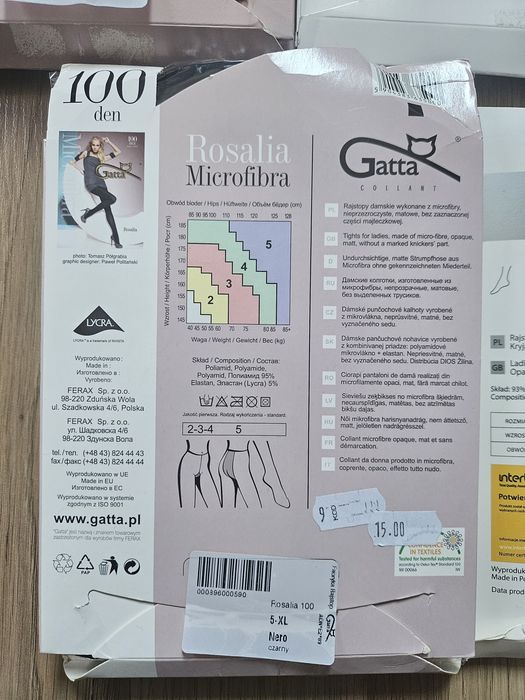 Zestaw: rajstopy Gatta, Miracle, Moraj, 4-5L/XL