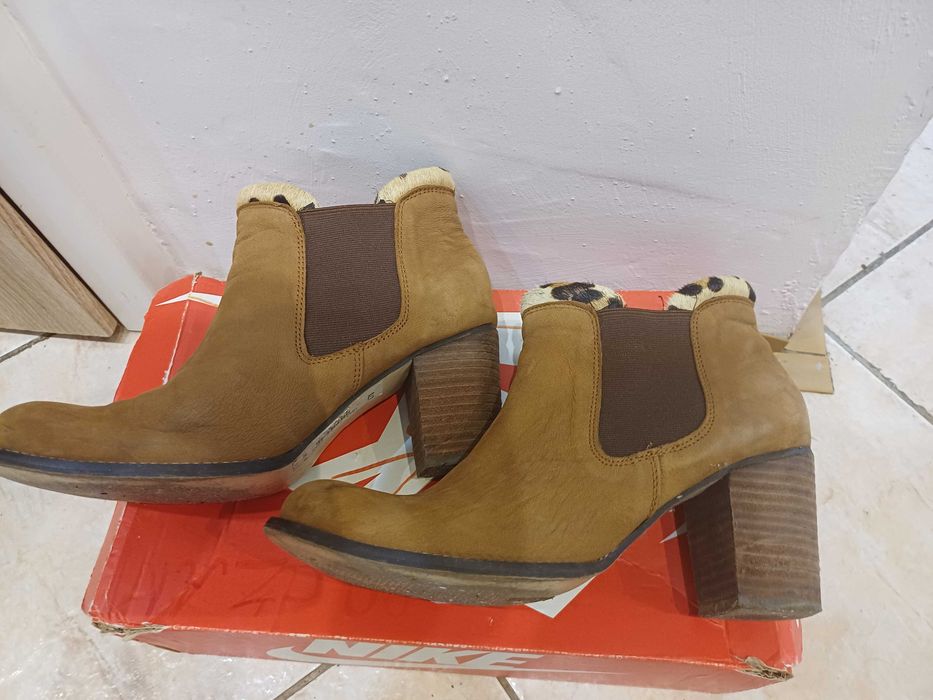 Botki jesienne camel r.39