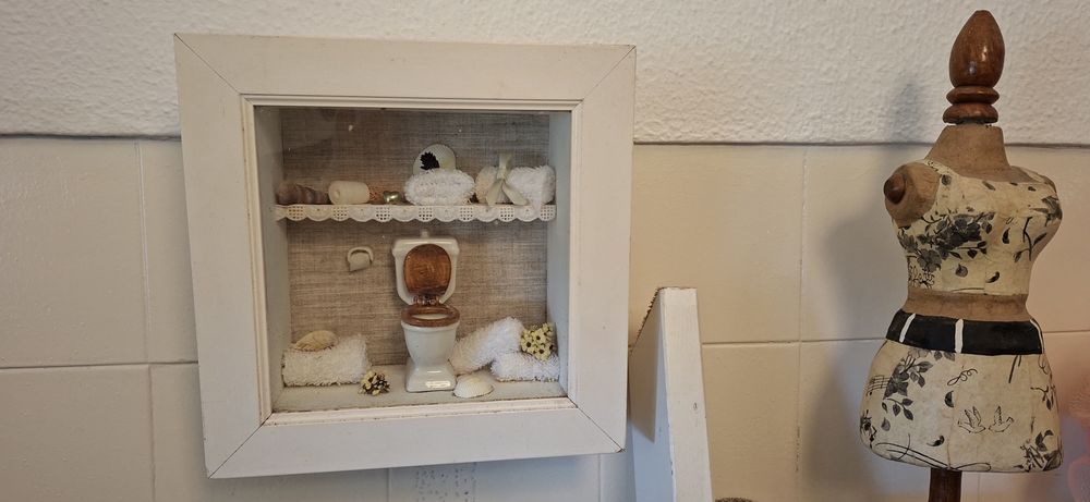 quadro 3 D produzido á mão